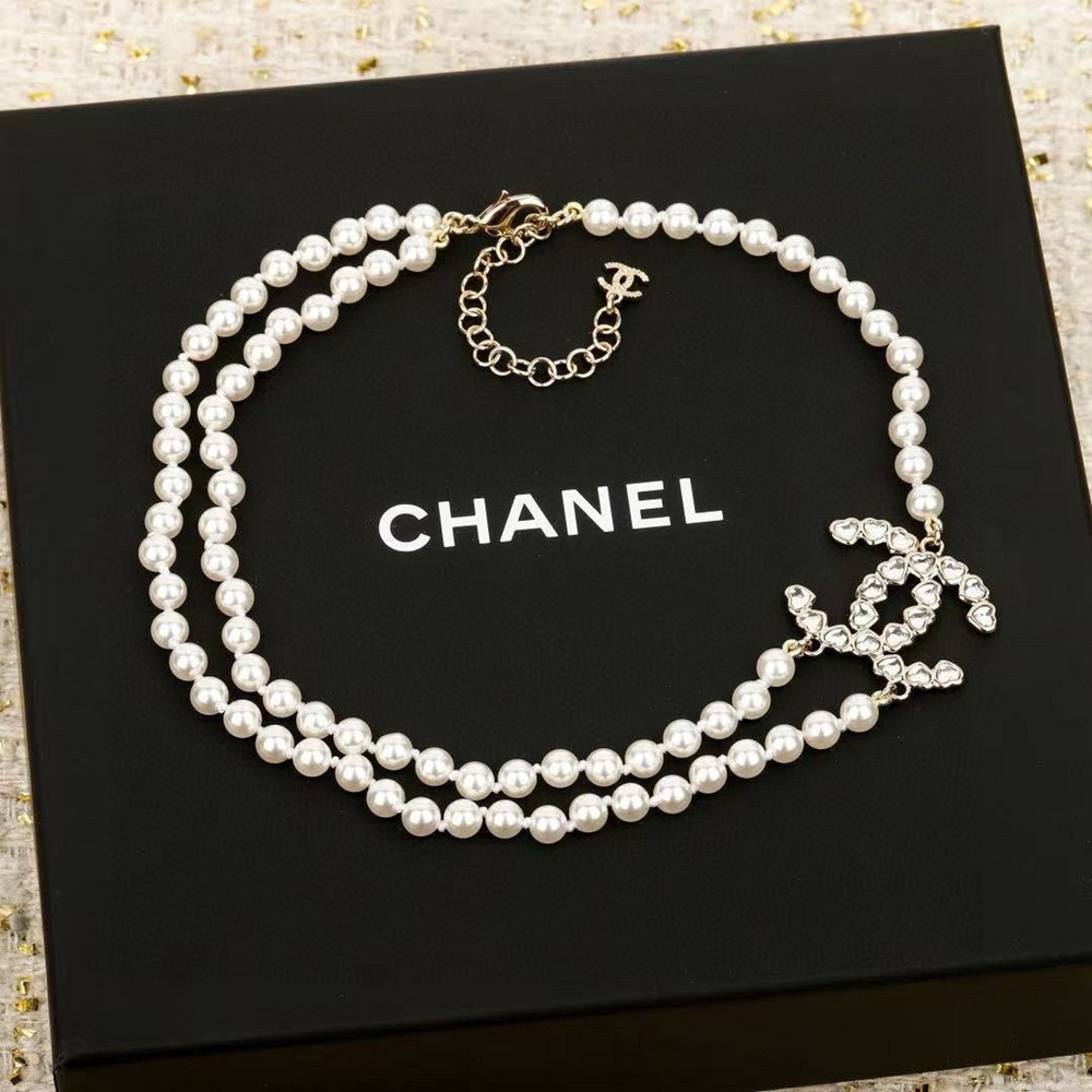 Chanel Double-Strand Pearl Necklace